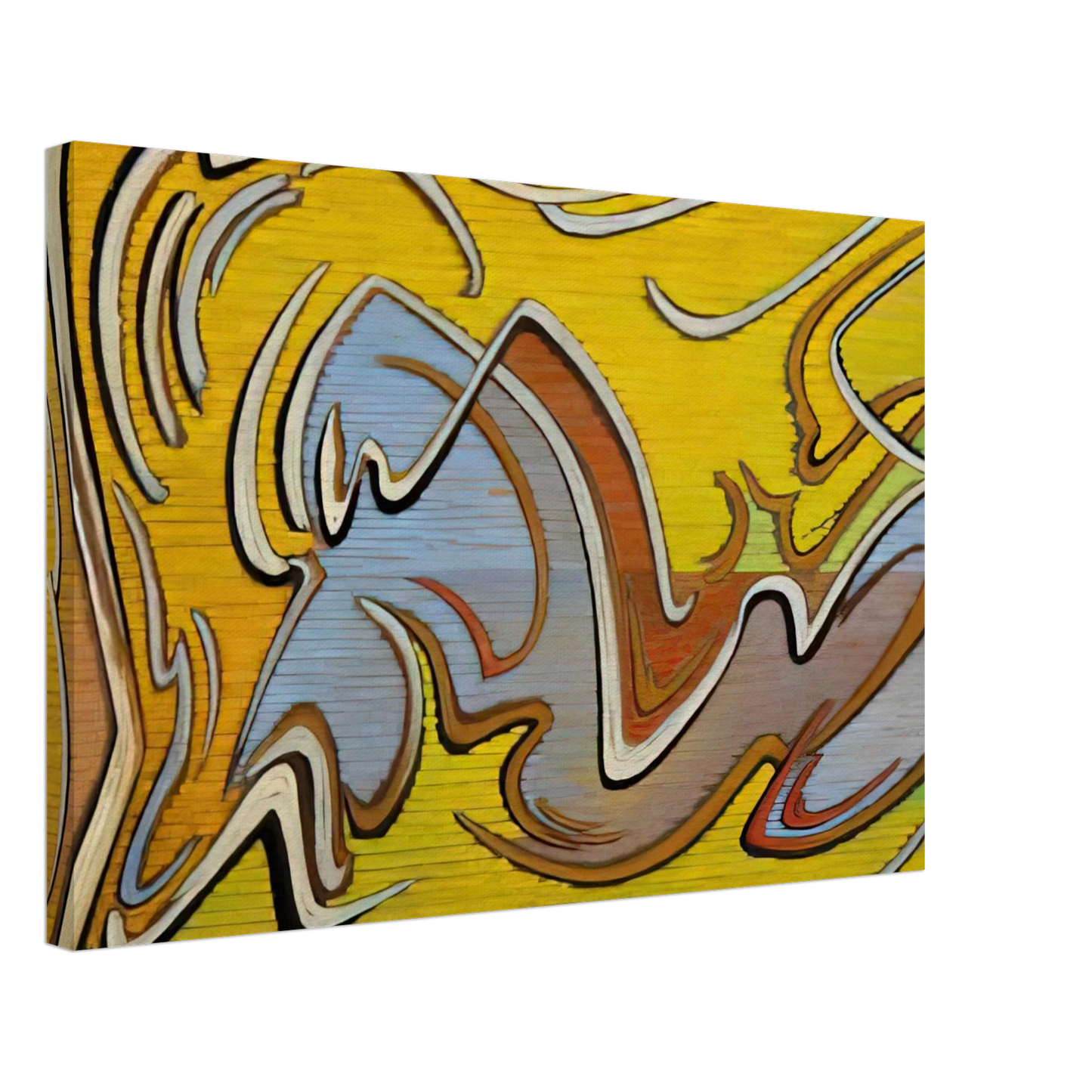 Lawren Harris - Calligraph Forming - 1958 Canvas - 70x100 cm / 28x40 inches-canvas