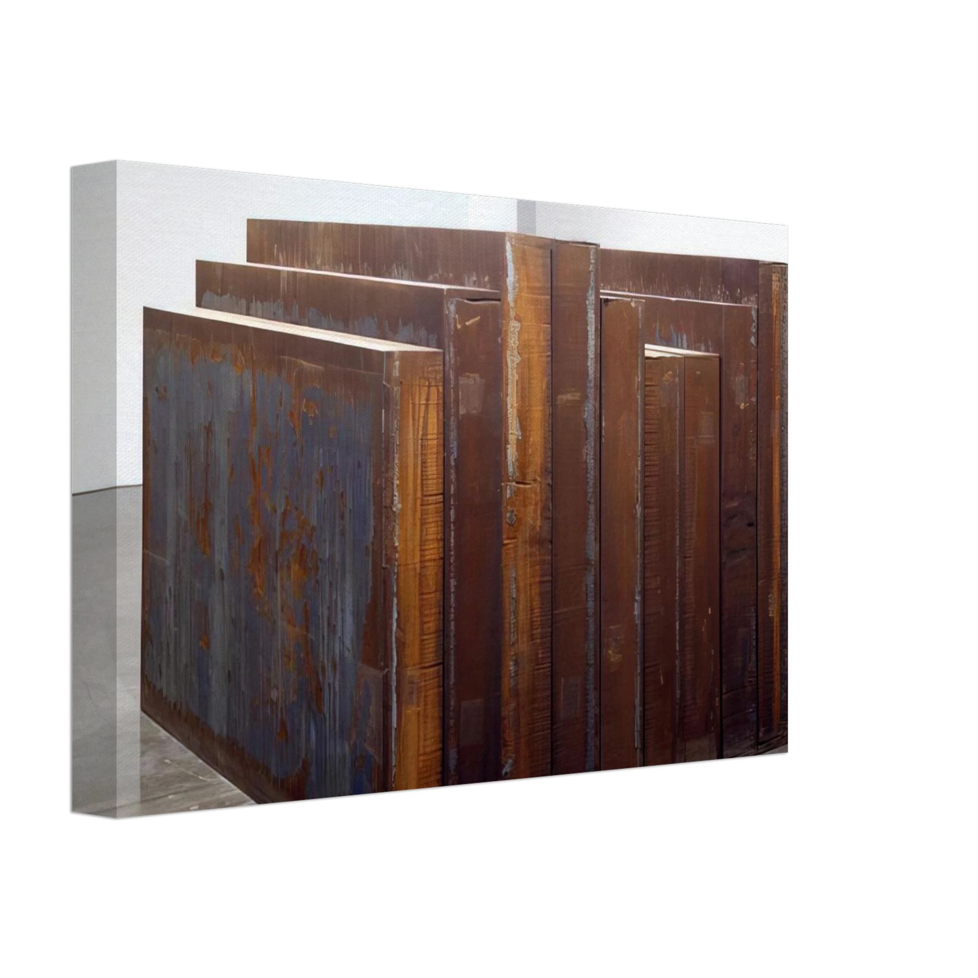 Richard Serra - ELEVATIONAL MASS 2006 Canvas - 70x100 cm / 28x40 inches-canvas