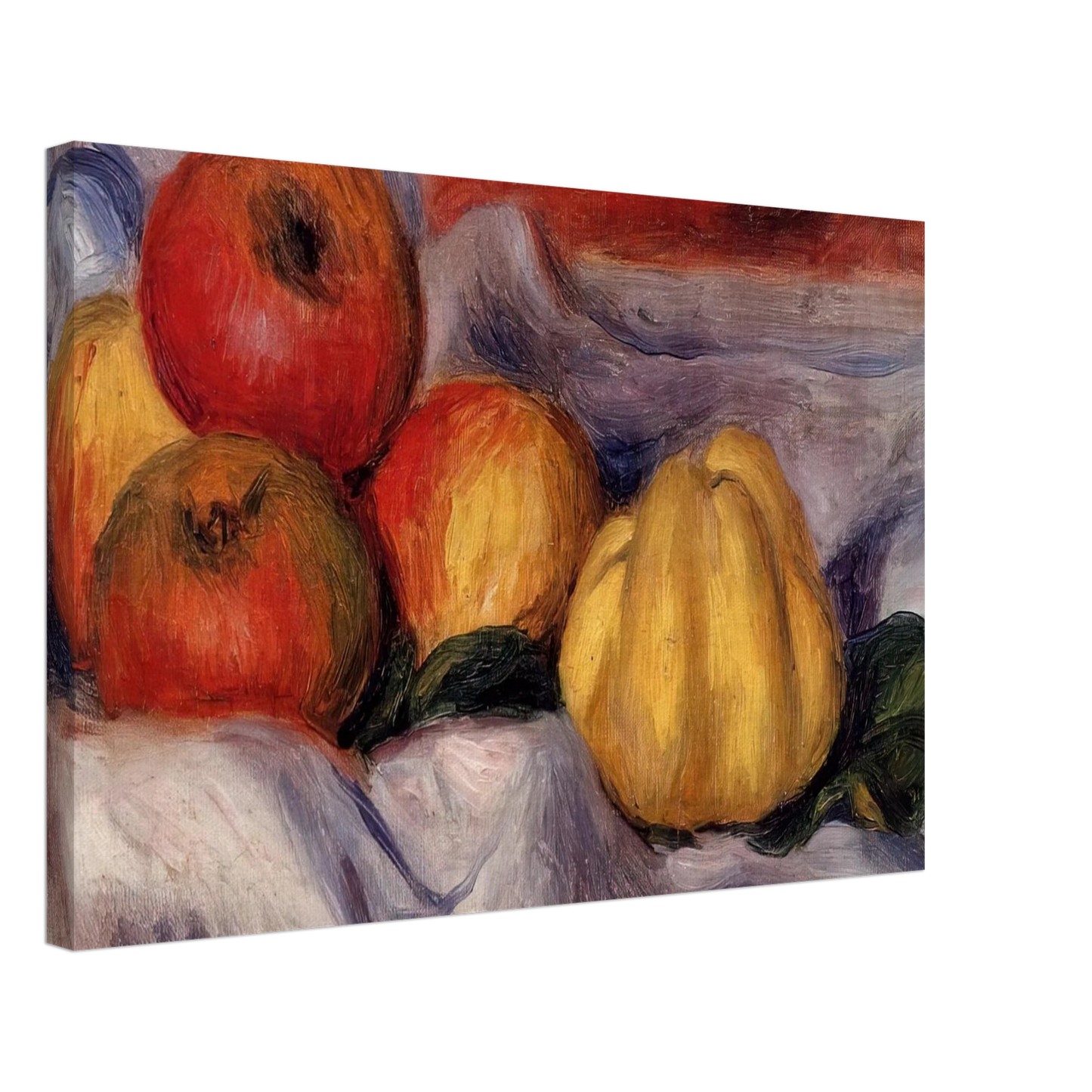 Pierre-Auguste Renoir - Still Life with Apples Canvas - 40x60 cm / 16x24 inches-canvas