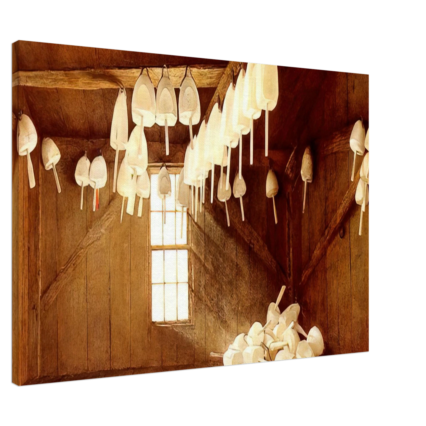 Andrew Wyeth - TOMORROW THE OUTER SHOALS Canvas - 20x30 cm / 8x12 inches-canvas