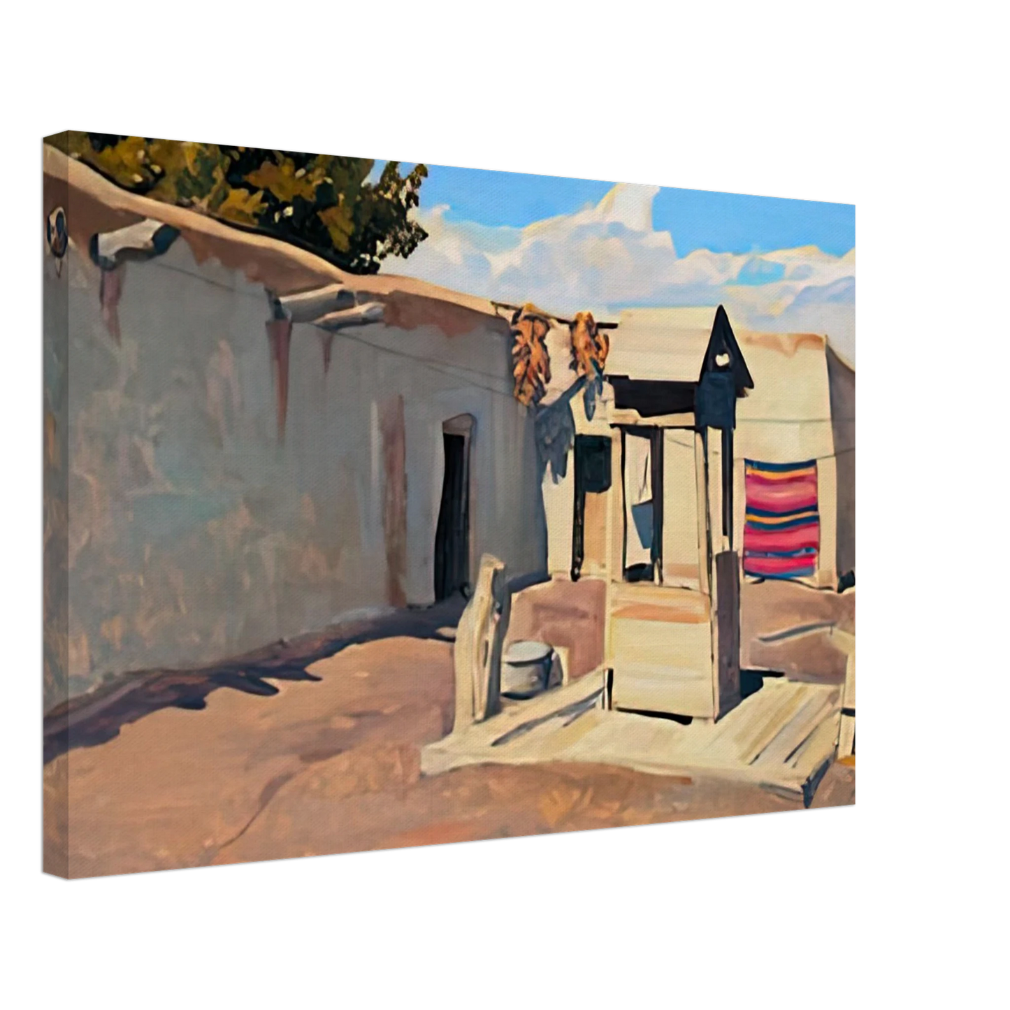 Maynard Dixon - OLD PATIO 1931 Canvas - 70x100 cm / 28x40 inches-canvas