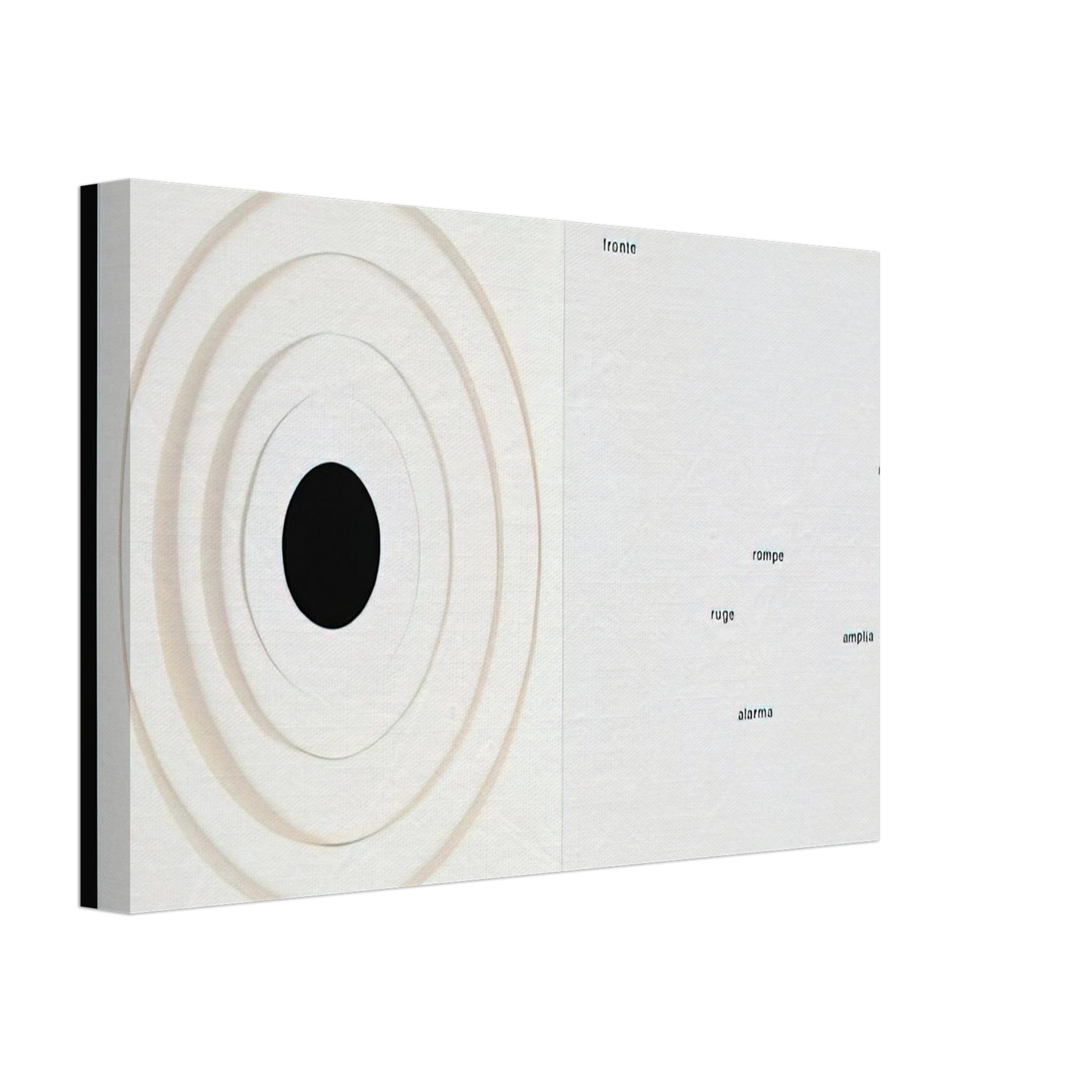 Lygia Pape - Books-Poem - 1959 Canvas - 40x60 cm / 16x24 inches-canvas