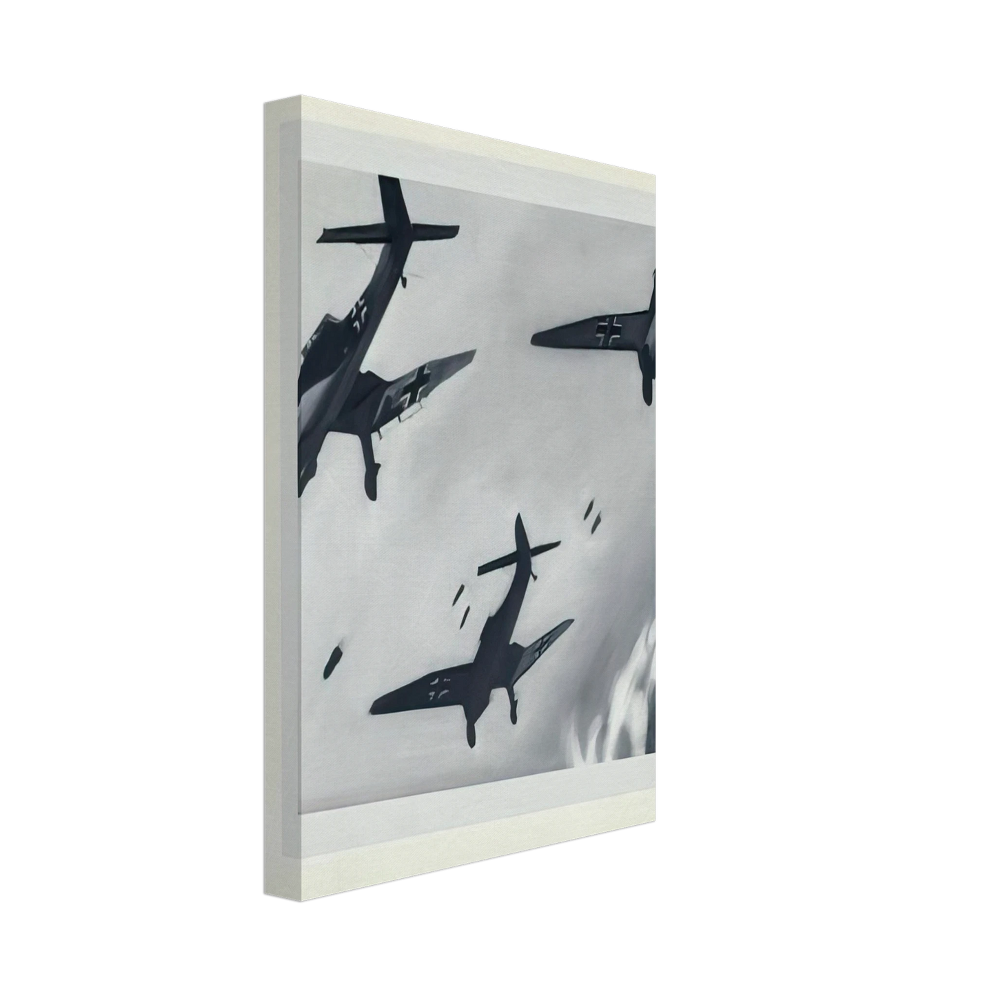 Gerhard Richter - STUKAS 1964 Canvas - 70x100 cm / 28x40 inches-canvas