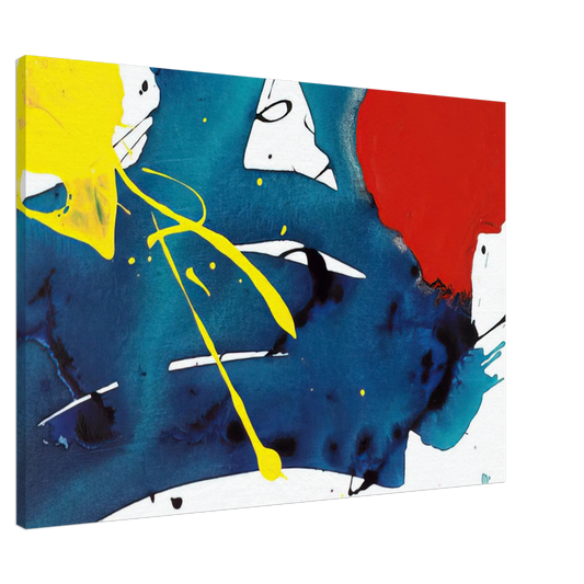 Sam Francis - Untitled  SFP94-105  SFF1697  Canvas - 20x30 cm / 8x12 inches-canvas