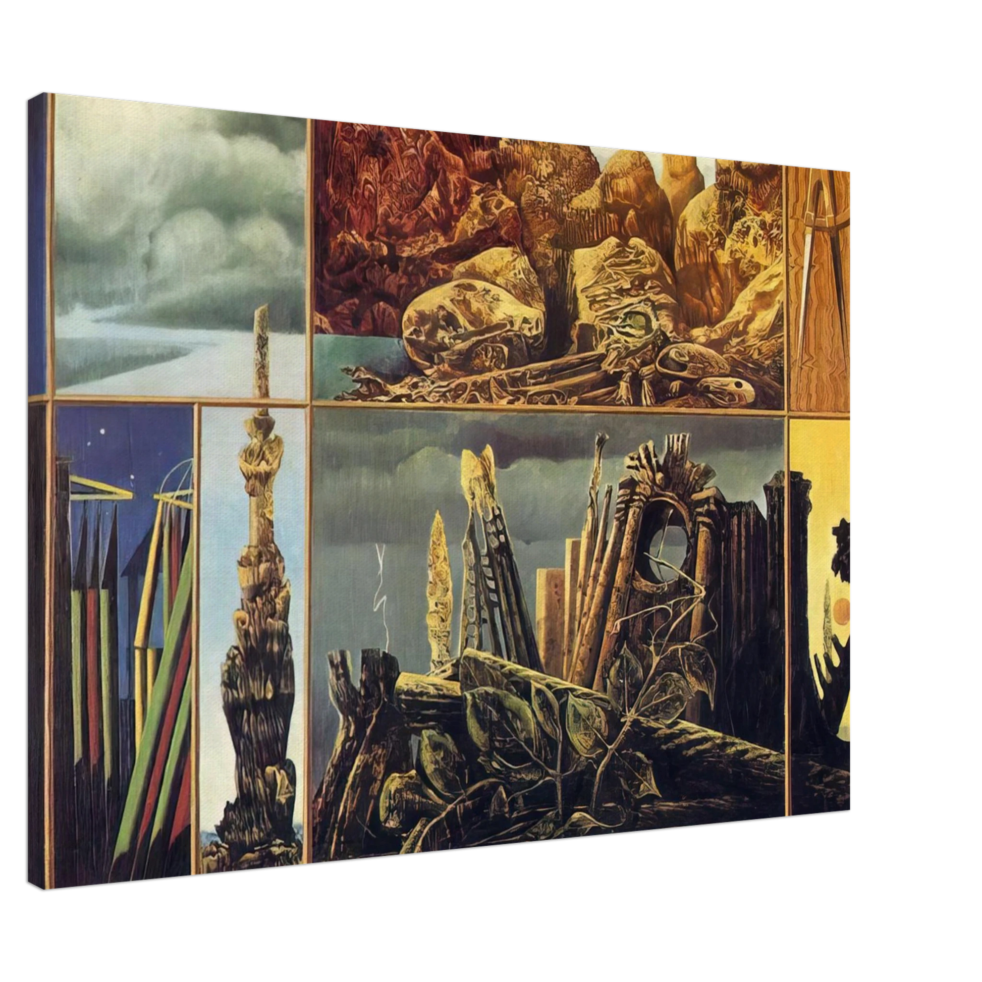 Max Ernst - Painting for Young People Canvas - Default Title-canvas