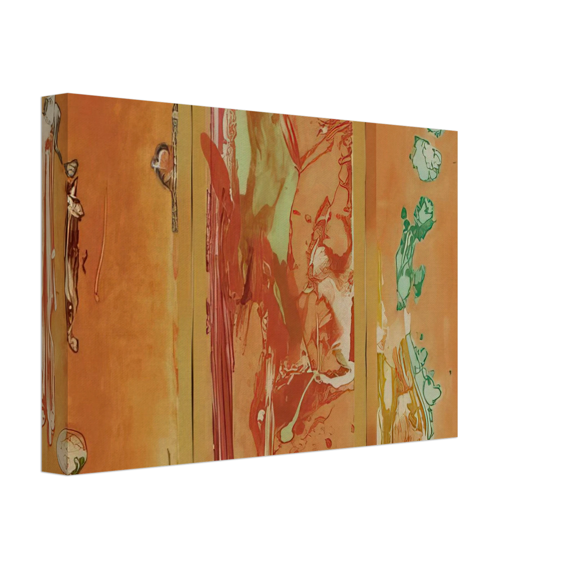 Helen Frankenthaler - Gateway - 1988 Canvas - 70x100 cm / 28x40 inches-canvas