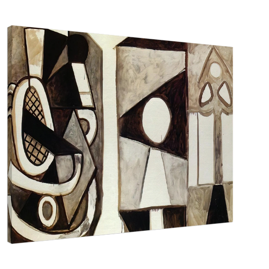 Pablo Picasso - Armchair  California  Canvas - 20x30 cm / 8x12 inches-canvas