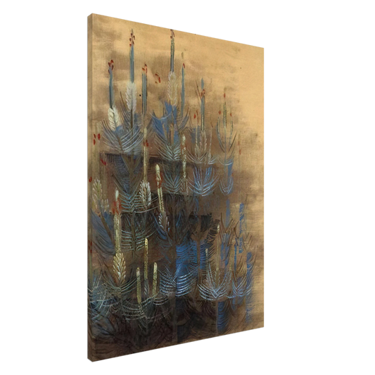 Morris Graves - Young forest pine in bloom - 1947 Canvas - 20x30 cm / 8x12 inches-canvas