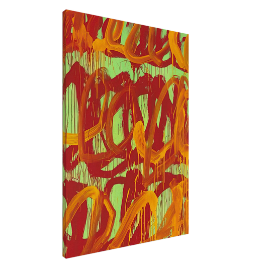 Cy Twombly - Camino Real  II  Canvas - 20x30 cm / 8x12 inches-canvas