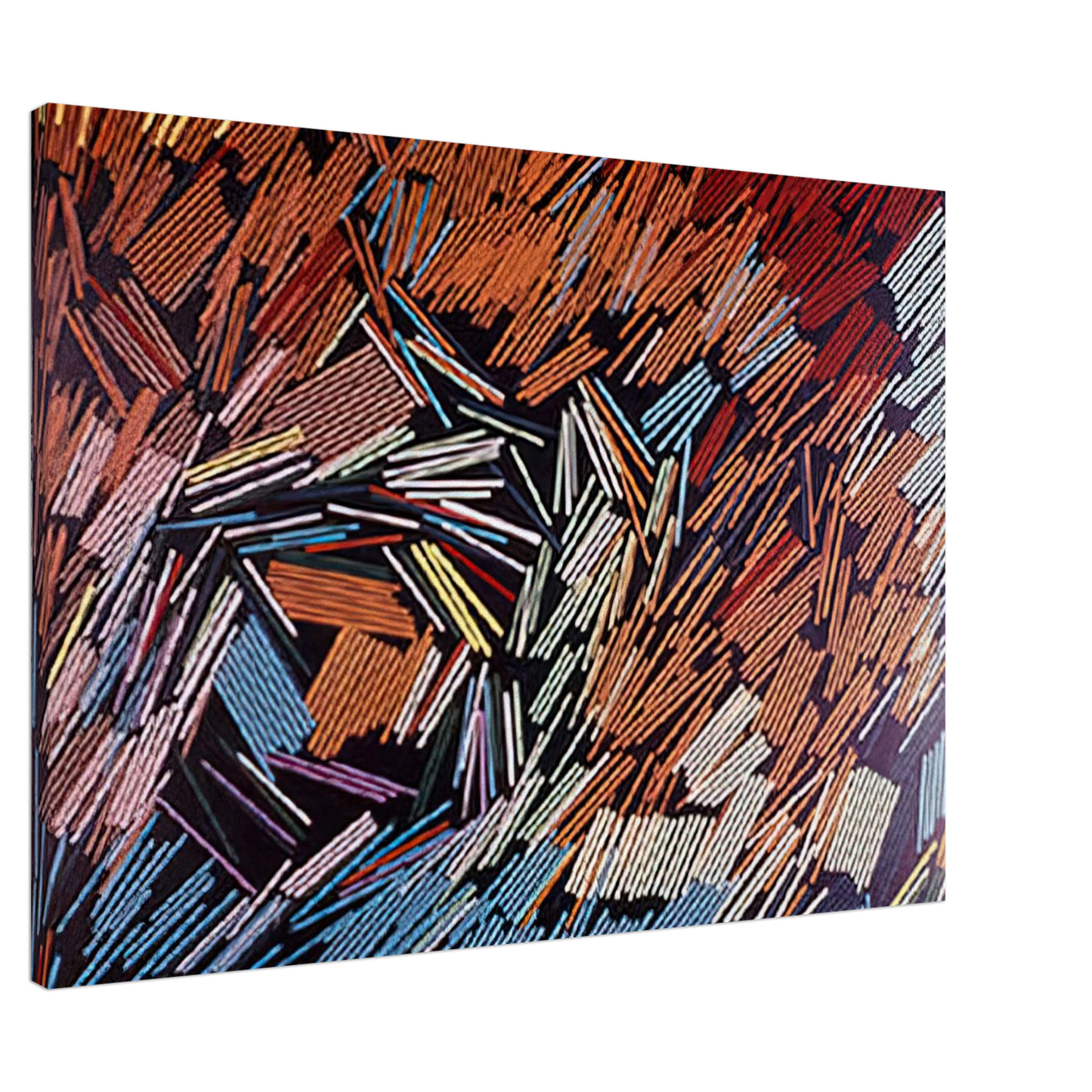 Ronnie Landfield - November - 1968 Canvas - 20x30 cm / 8x12 inches-canvas