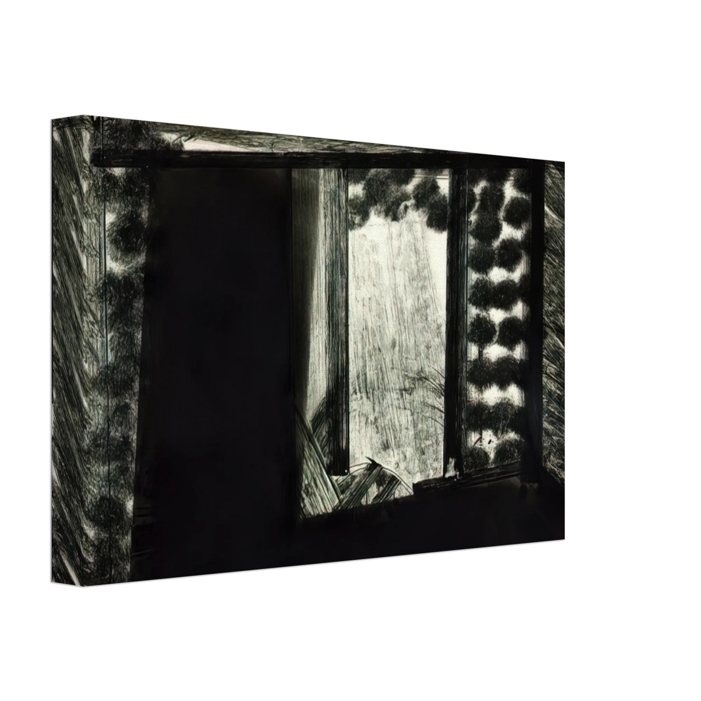 Howard Hodgkin - All alone in the Museum of Art - 1979 Canvas - 70x100 cm / 28x40 inches-canvas