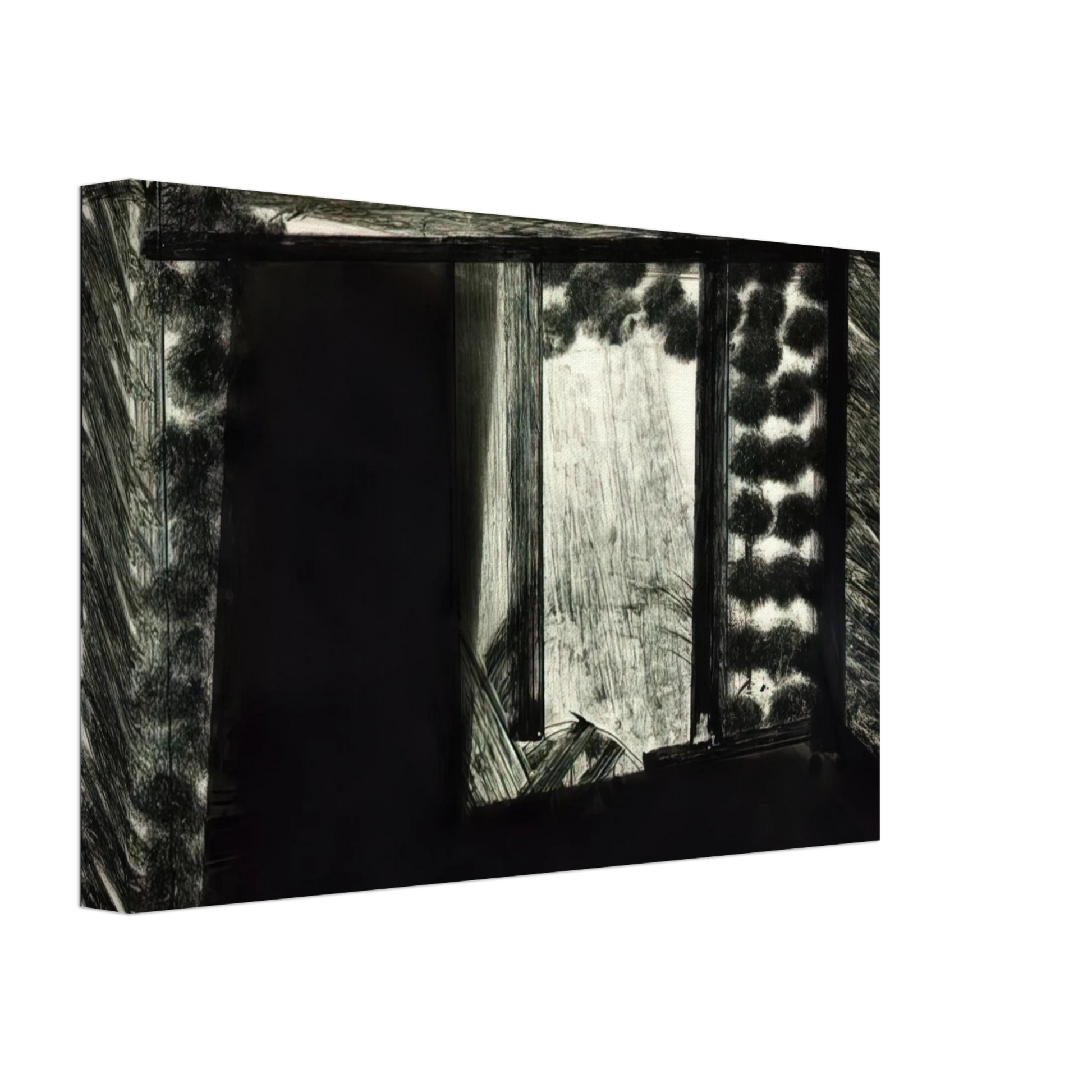 Howard Hodgkin - All alone in the Museum of Art - 1979 Canvas - 70x100 cm / 28x40 inches-canvas