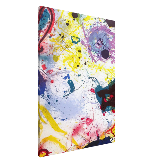 Sam Francis - Untitled  SF-345  Canvas - 20x30 cm / 8x12 inches-canvas