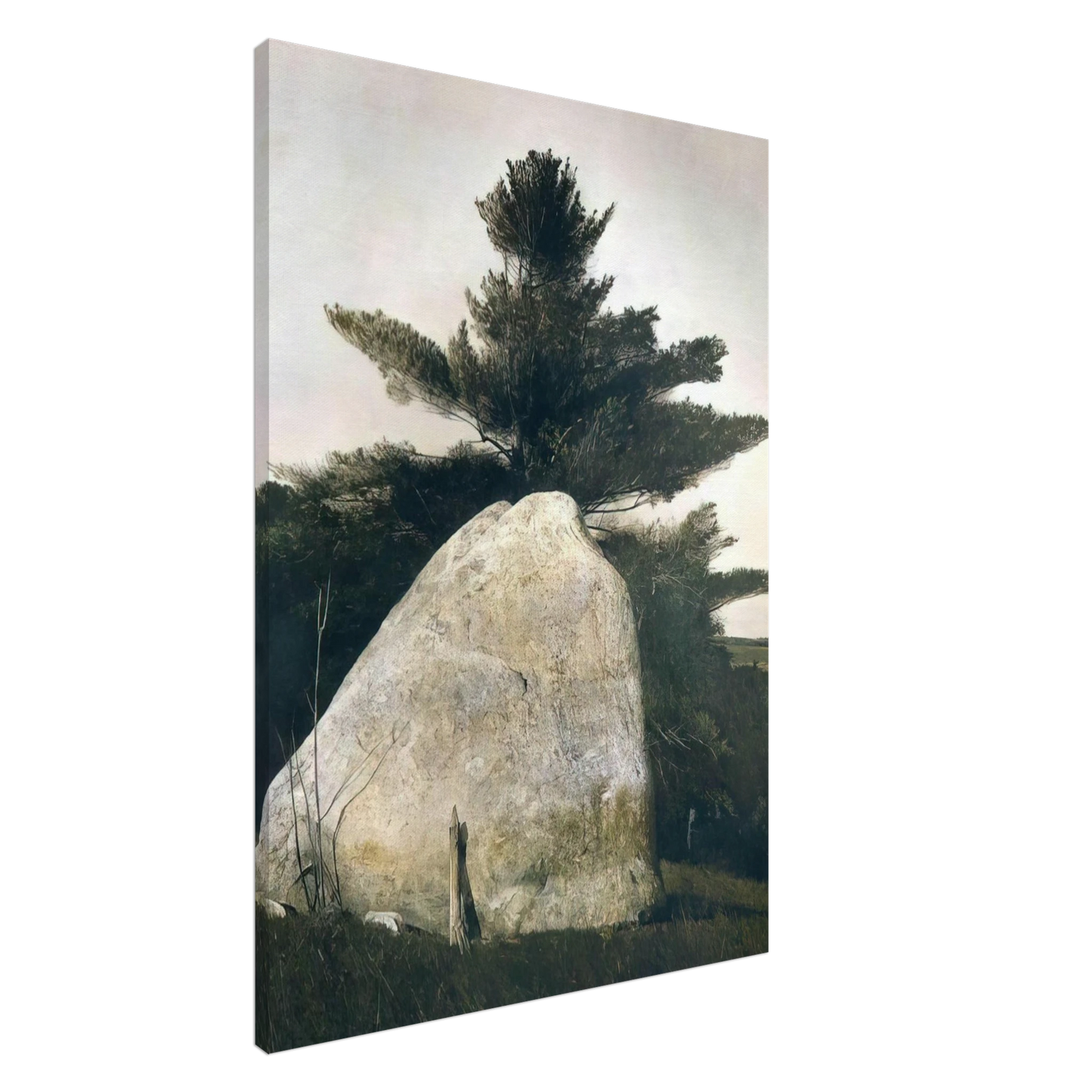 Andrew Wyeth - PENNSYLVANIA LANDSCAPE Canvas - 20x30 cm / 8x12 inches-canvas