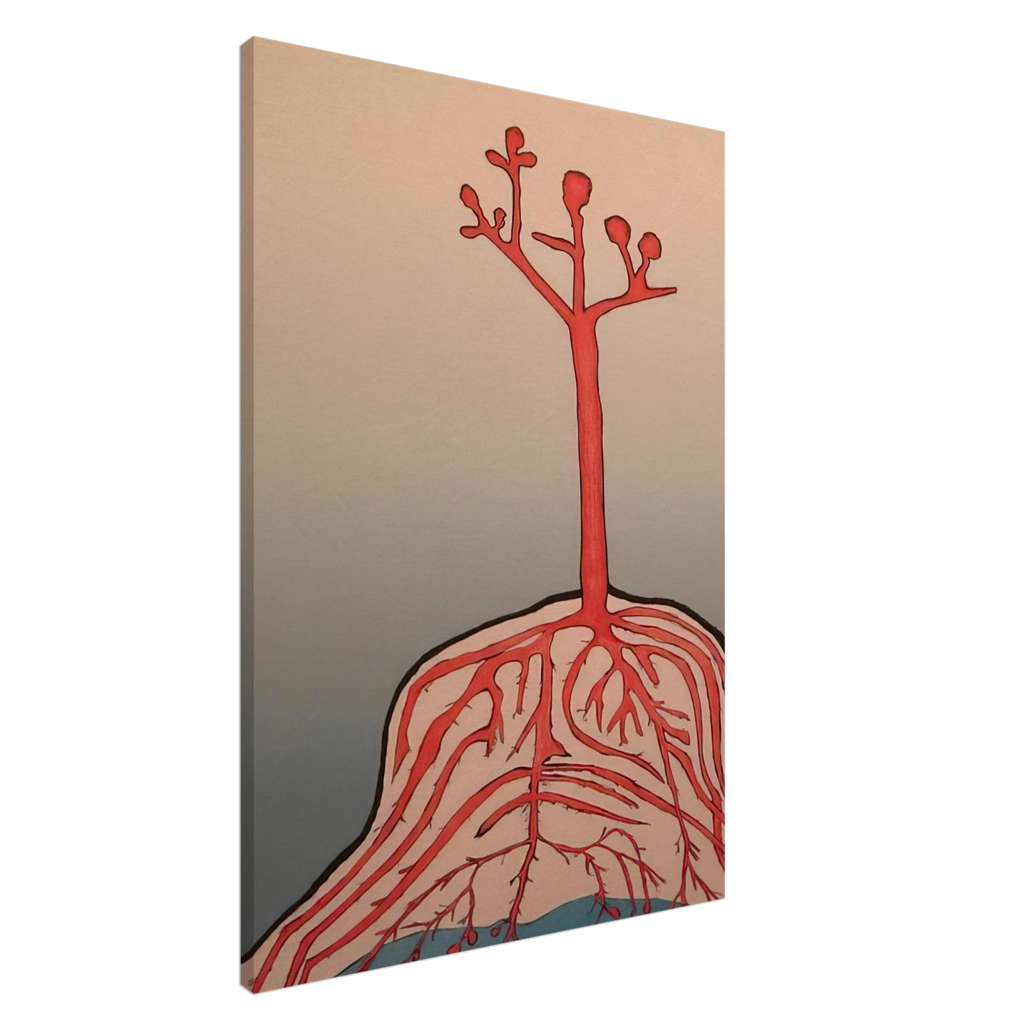 Louise Bourgeois - THE AINU TREE Canvas - 20x30 cm / 8x12 inches-canvas