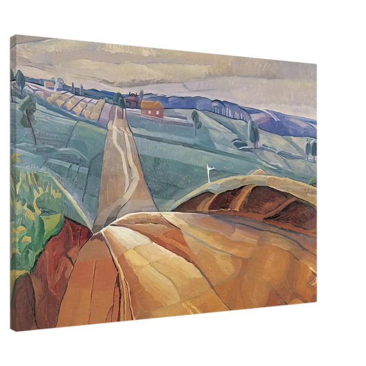 Grace Cossington Smith - Landscape at Pentecost - 1929 Canvas - 20x30 cm / 8x12 inches-canvas