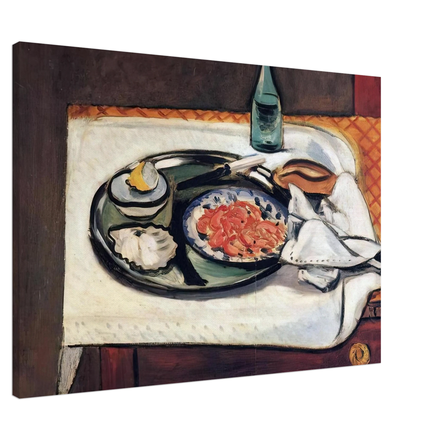 Henri Matisse - PINK SHRIMP 1921 Canvas - 20x30 cm / 8x12 inches-canvas
