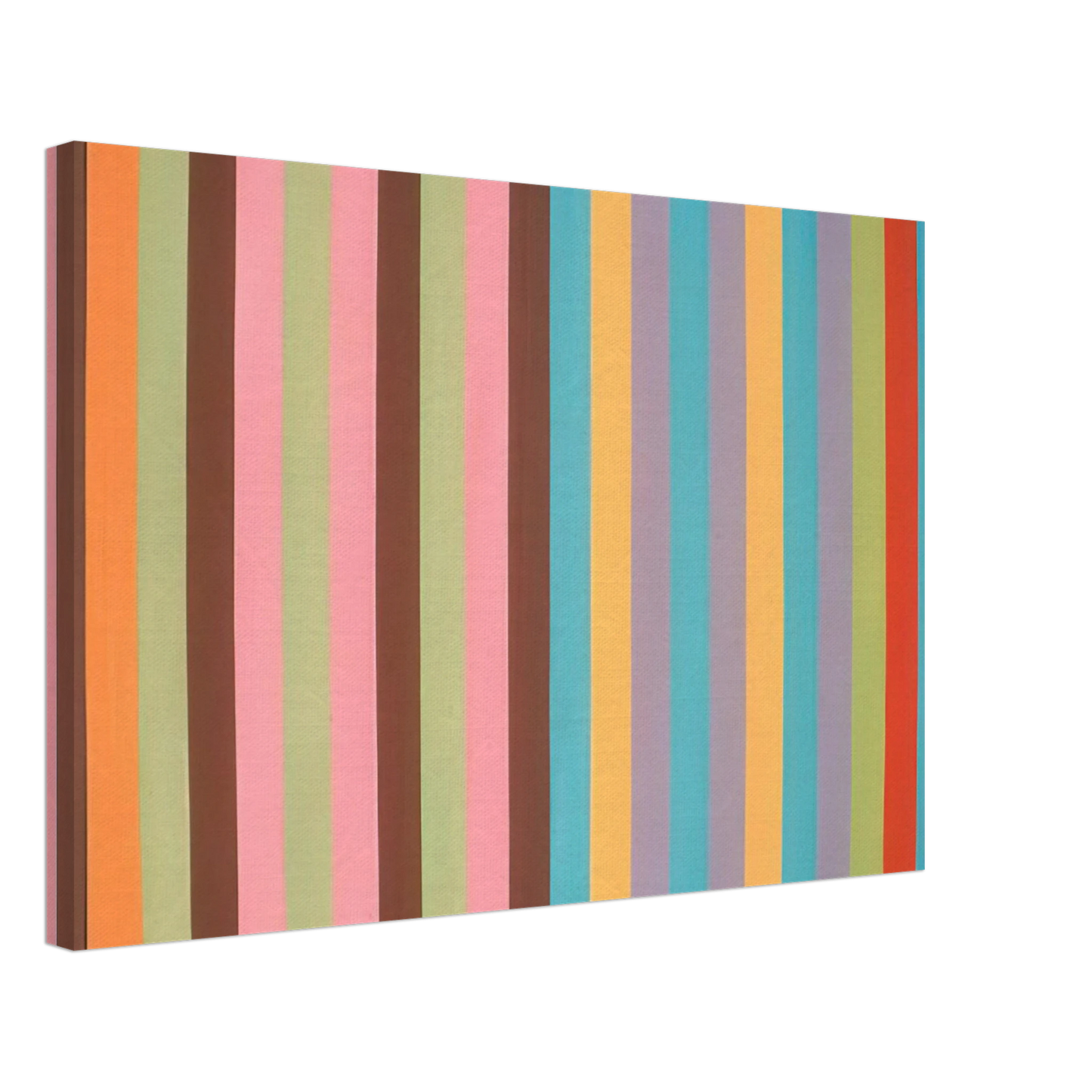 Gene Davis - Boudoir Painting - 1965 Canvas - 40x60 cm / 16x24 inches-canvas