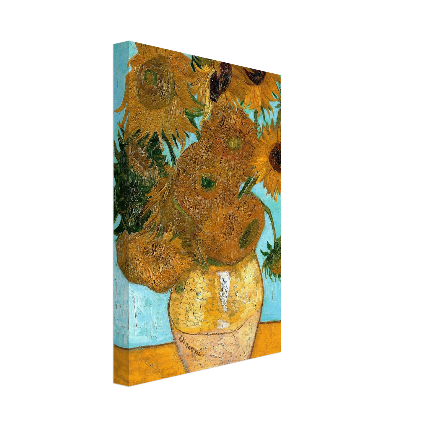 Vincent van Gogh - Still Life - Vase with Twelve Sunflowers Canvas - 40x60 cm / 16x24 inches-canvas