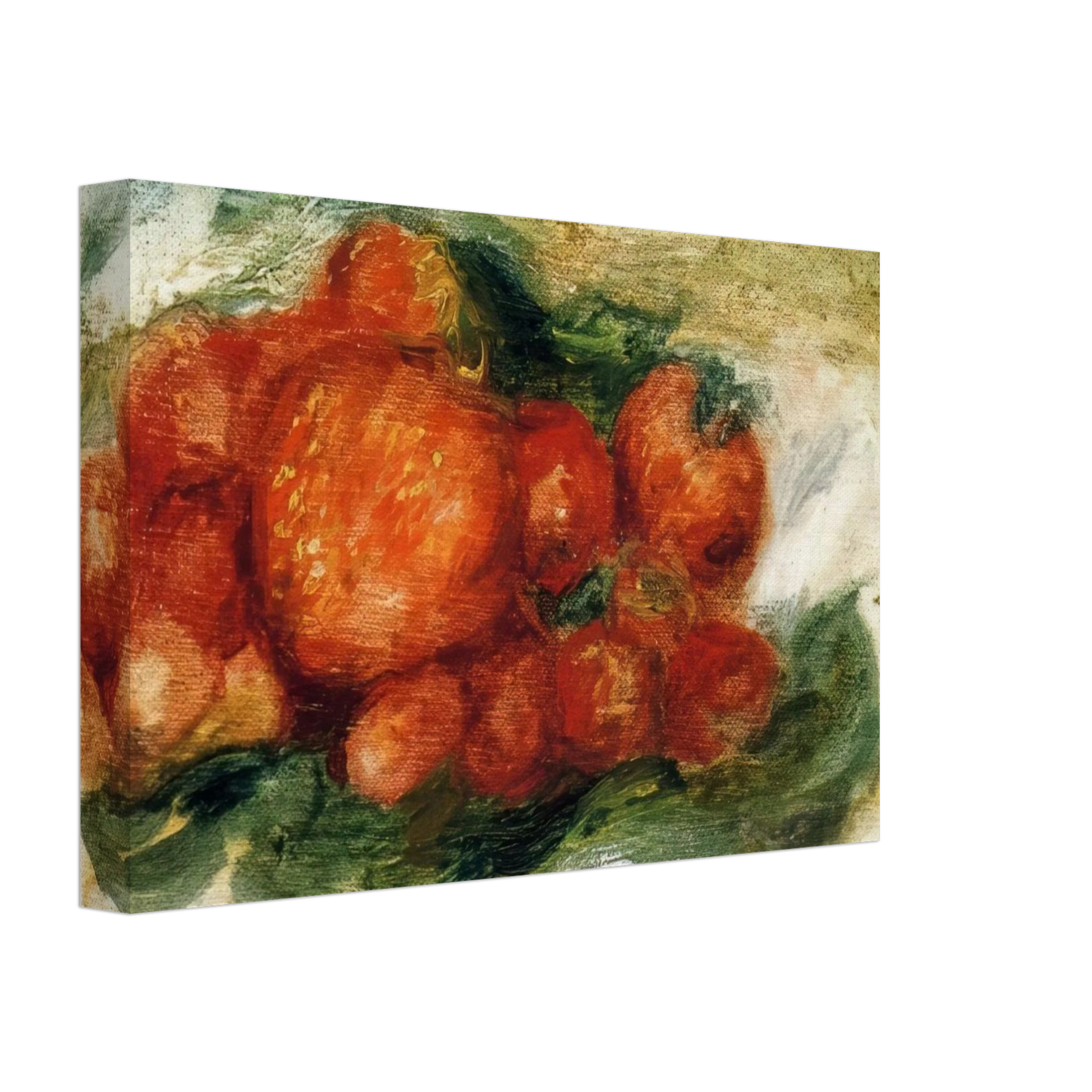 Pierre-Auguste Renoir - Still Life with Strawberries Canvas - 40x60 cm / 16x24 inches-canvas