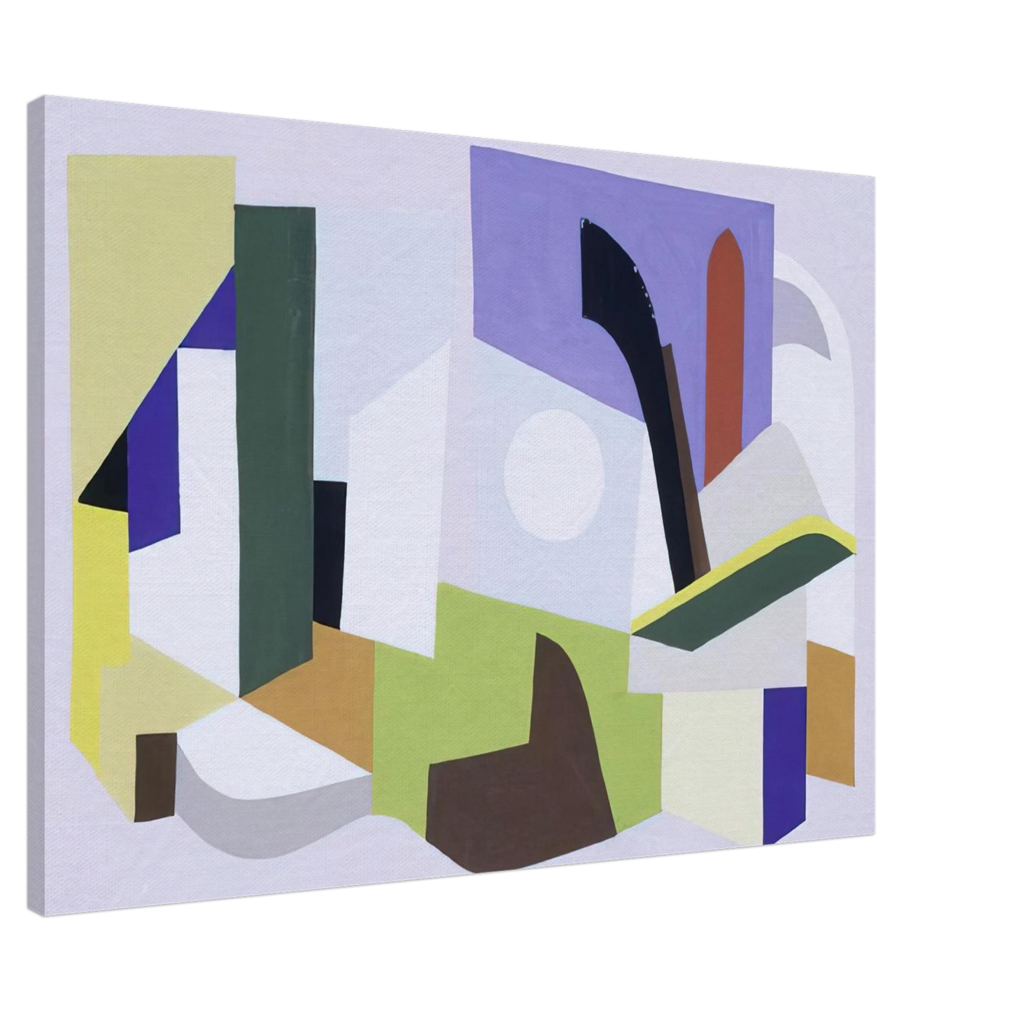 Ad Reinhardt - Untitled N.Y. World's Fair - 1939 Canvas - 20x30 cm / 8x12 inches-canvas