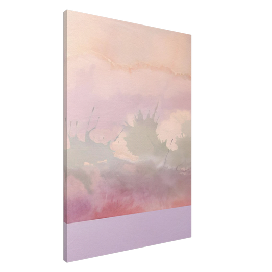 Ronnie Landfield - Atlantic Cafe - 1969 Canvas - 20x30 cm / 8x12 inches-canvas