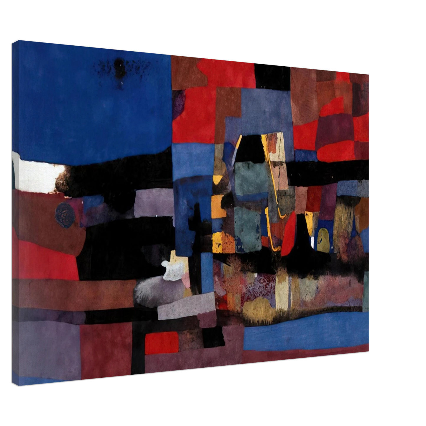 Alberto Burri - Untitled - 1952 Canvas - 20x30 cm / 8x12 inches-canvas