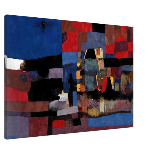 Alberto Burri - Untitled - 1952 Canvas - 20x30 cm / 8x12 inches-canvas