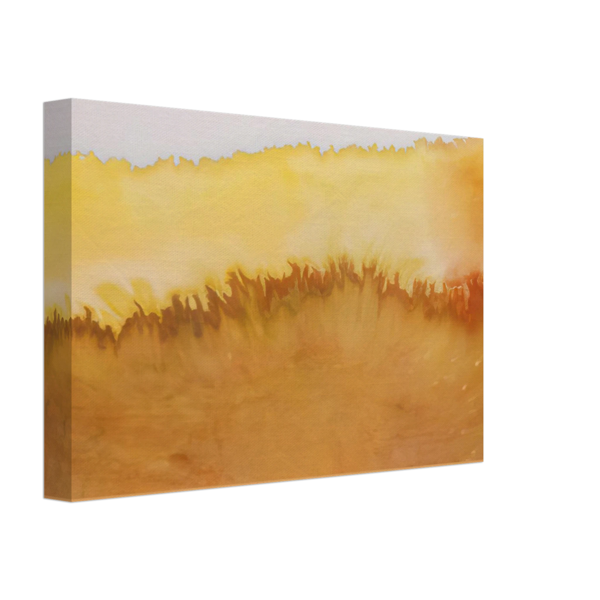 Ronnie Landfield - Sun Castle - 1979 Canvas - 40x60 cm / 16x24 inches-canvas