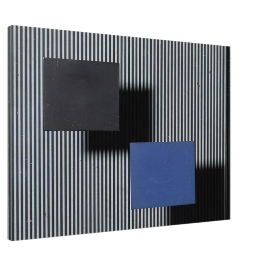 Jesus Rafael Soto - DOS CUADRITOS Canvas - 20x30 cm / 8x12 inches-canvas