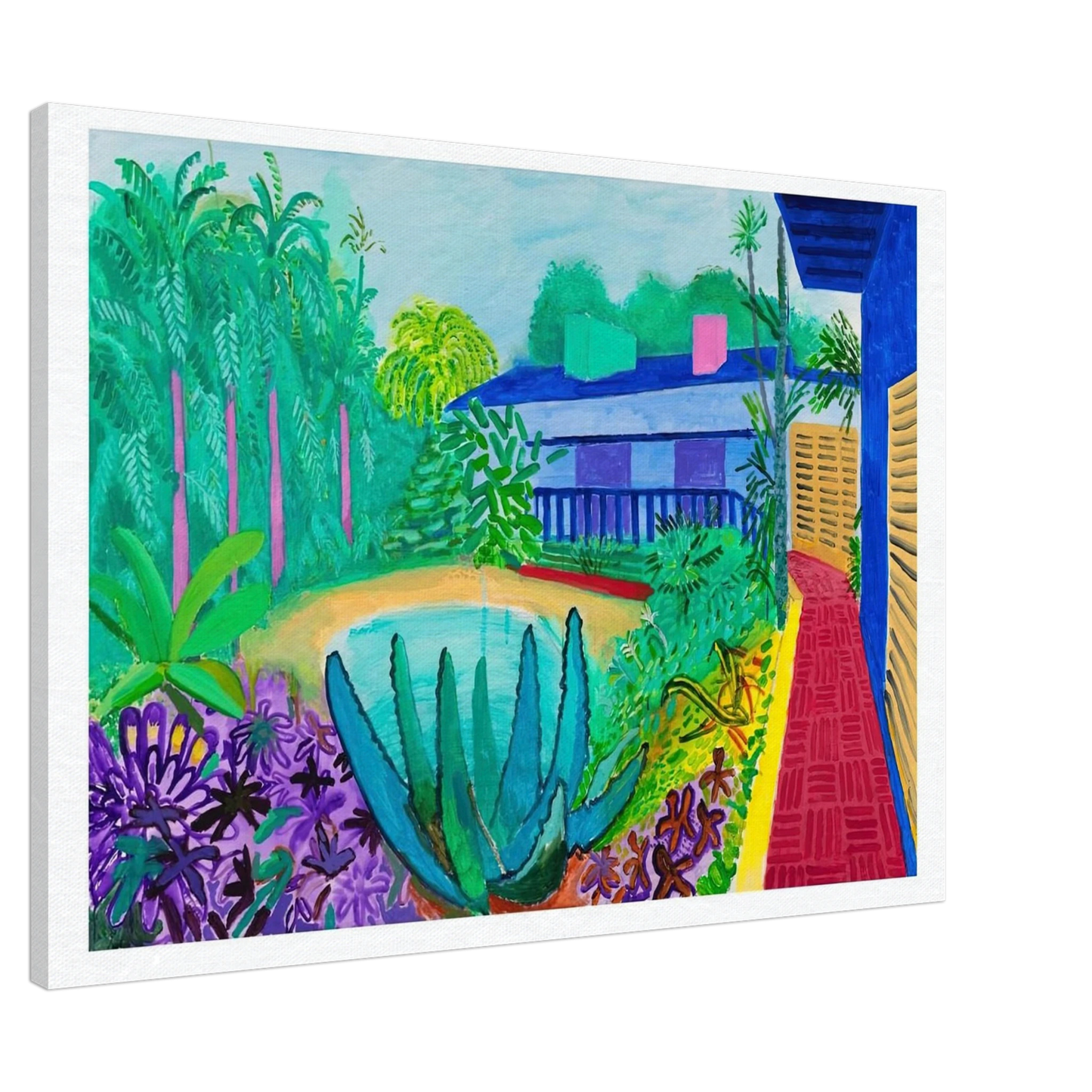 David Hockney - David Hockney Canvas - 20x30 cm / 8x12 inches-canvas