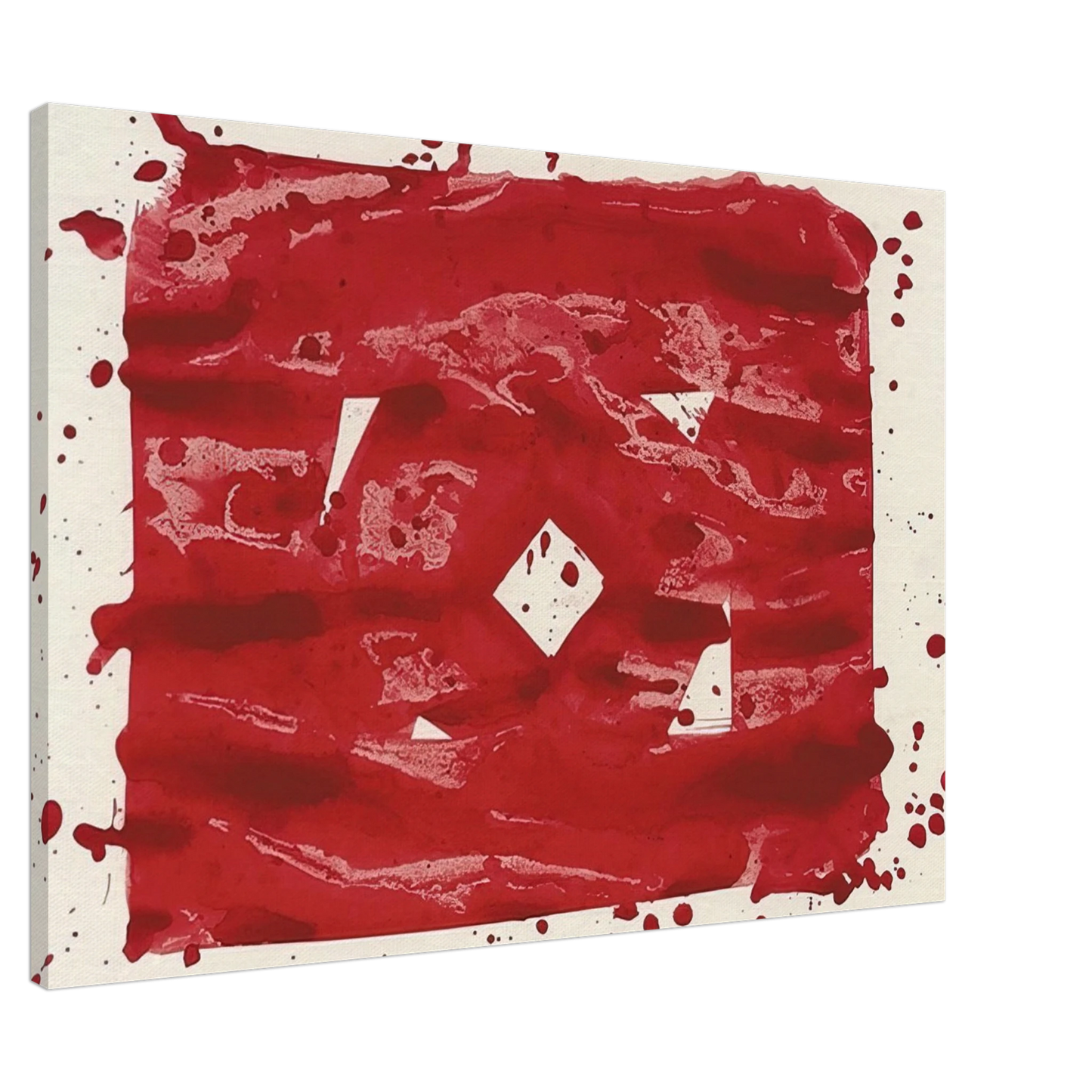 Sam Francis - Untitled - SF78-235 Canvas - 20x30 cm / 8x12 inches-canvas