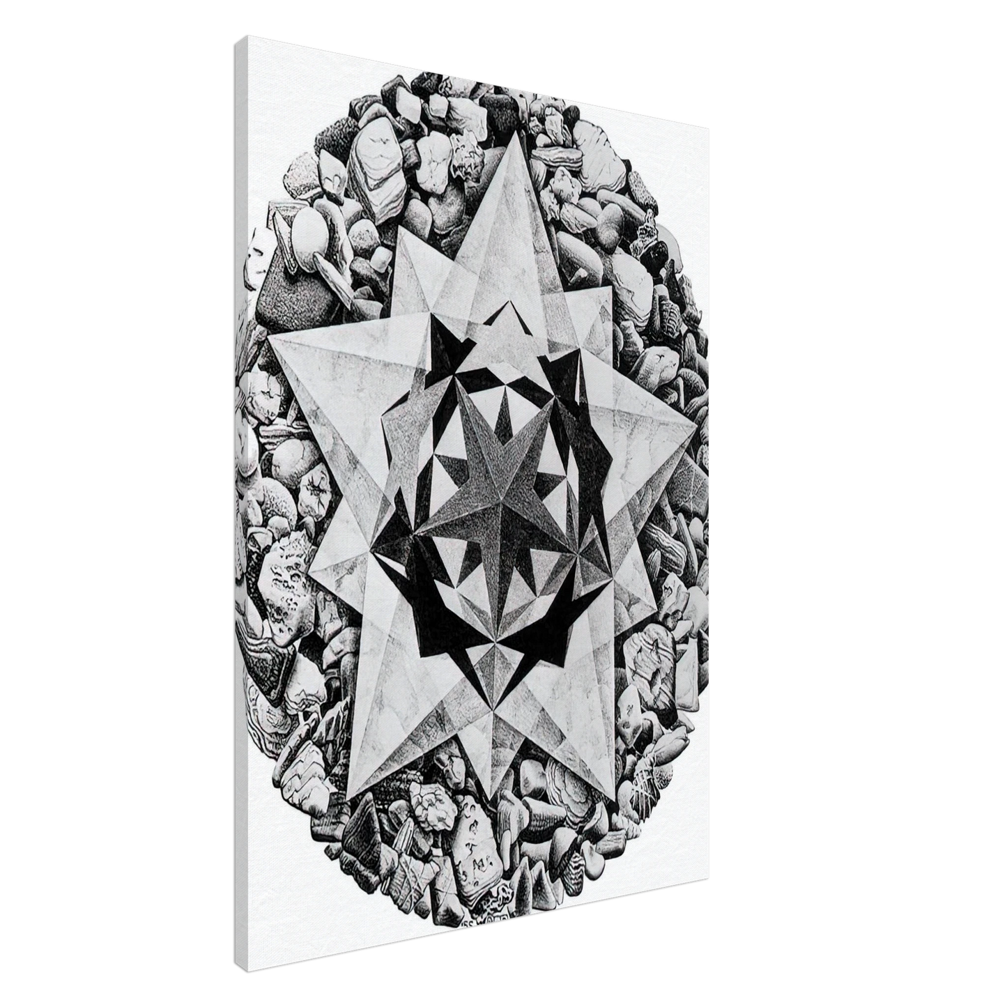 MC Escher - ESCHER (1) Canvas - 20x30 cm / 8x12 inches-canvas