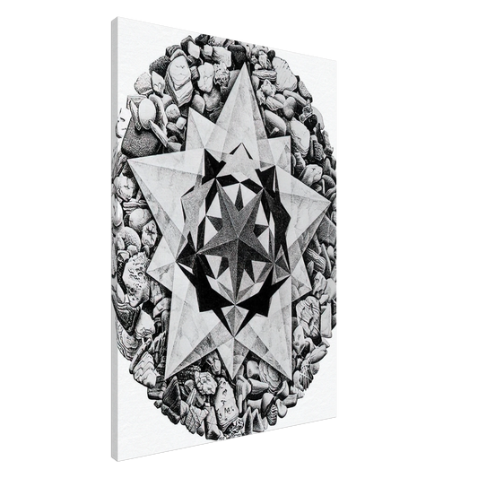 MC Escher - ESCHER (1) Canvas - 20x30 cm / 8x12 inches-canvas