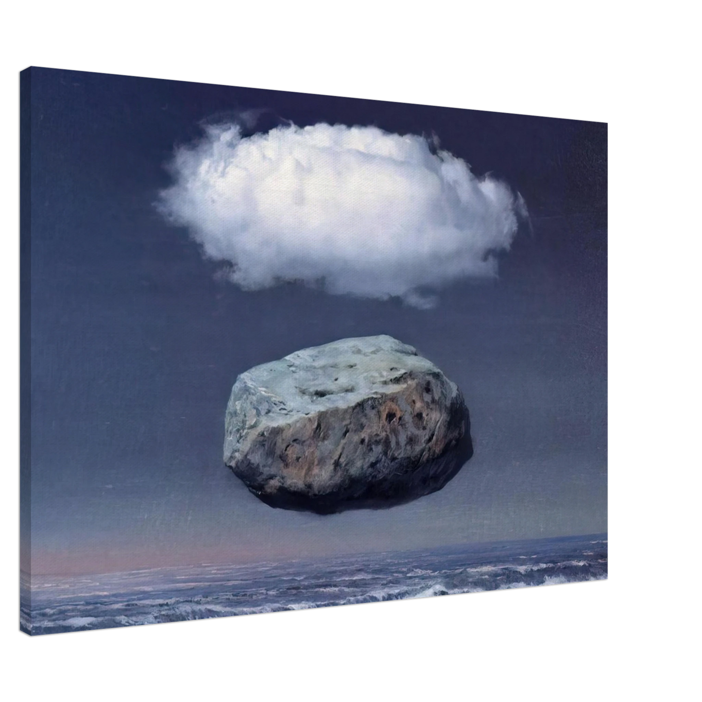 Rene Magritte - CLEAR IDEAS 1958 Canvas - 20x30 cm / 8x12 inches-canvas