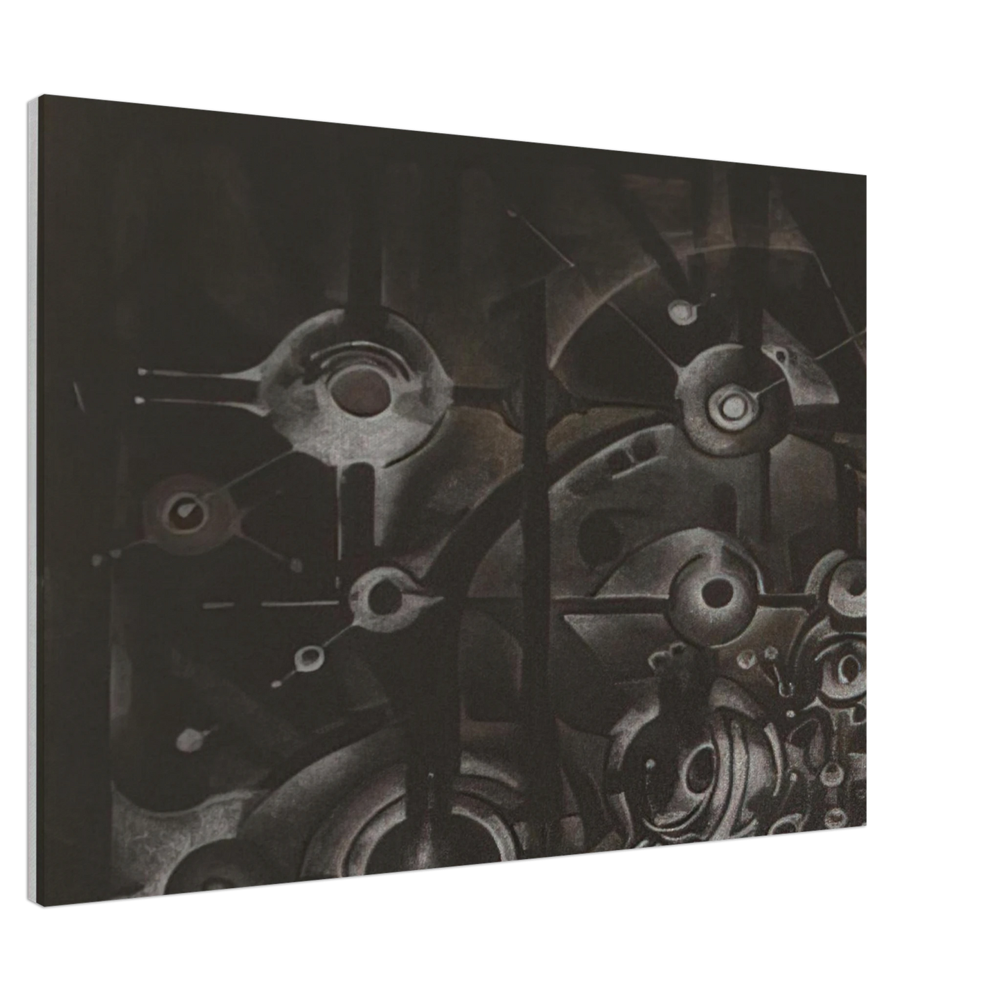 Lee Bontecou - UNTITLED 1998 Canvas - 20x30 cm / 8x12 inches-canvas
