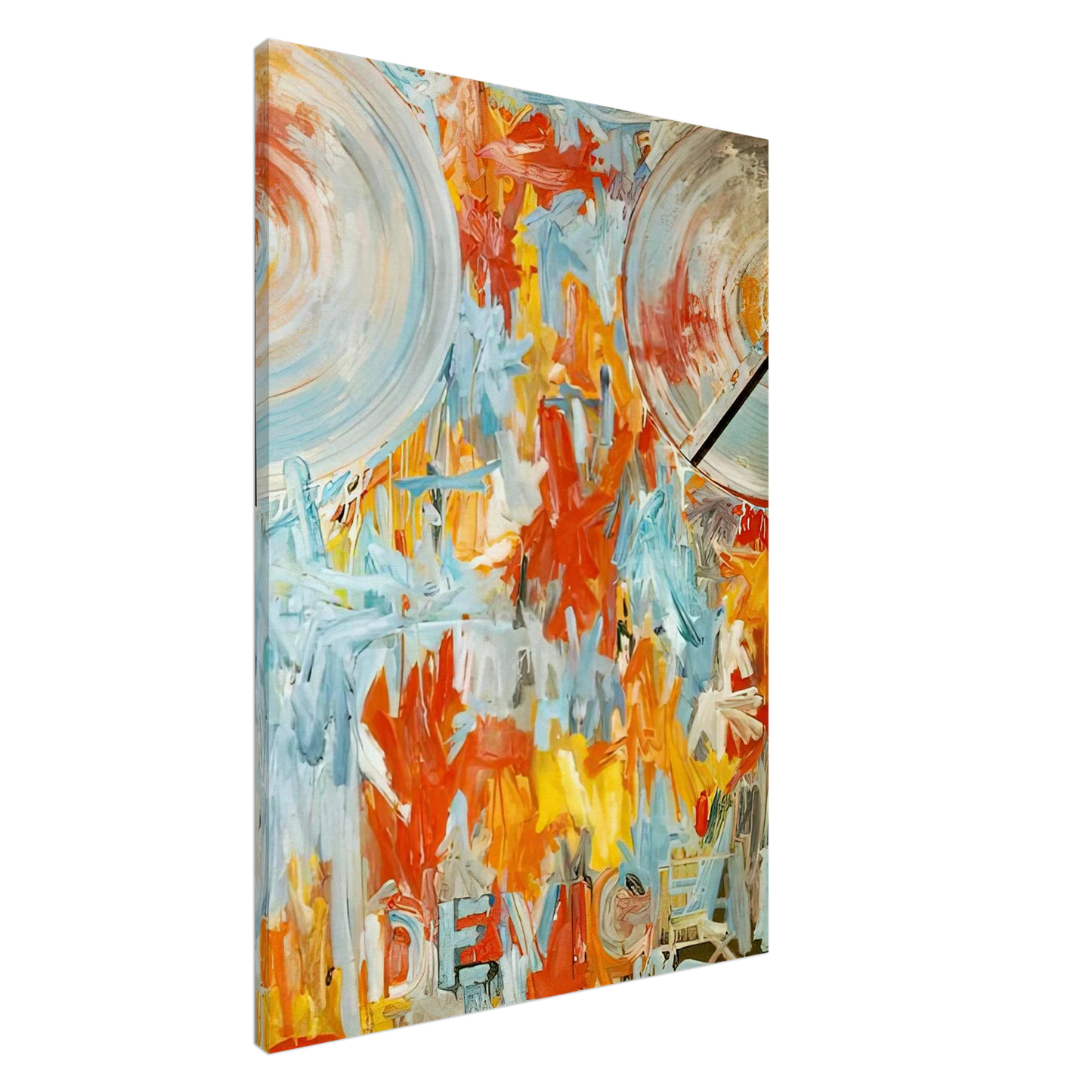 Jasper Johns - DEVICE Canvas - 20x30 cm / 8x12 inches-canvas