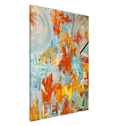 Jasper Johns - DEVICE Canvas - 20x30 cm / 8x12 inches-canvas