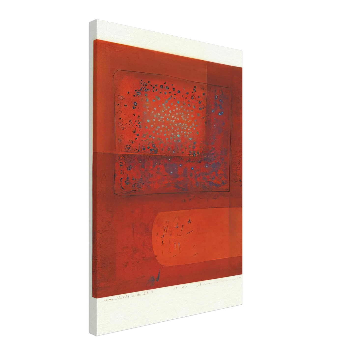 Hiroyuki Tajima - Nontitle 2 - 1974 Canvas - 40x60 cm / 16x24 inches-canvas