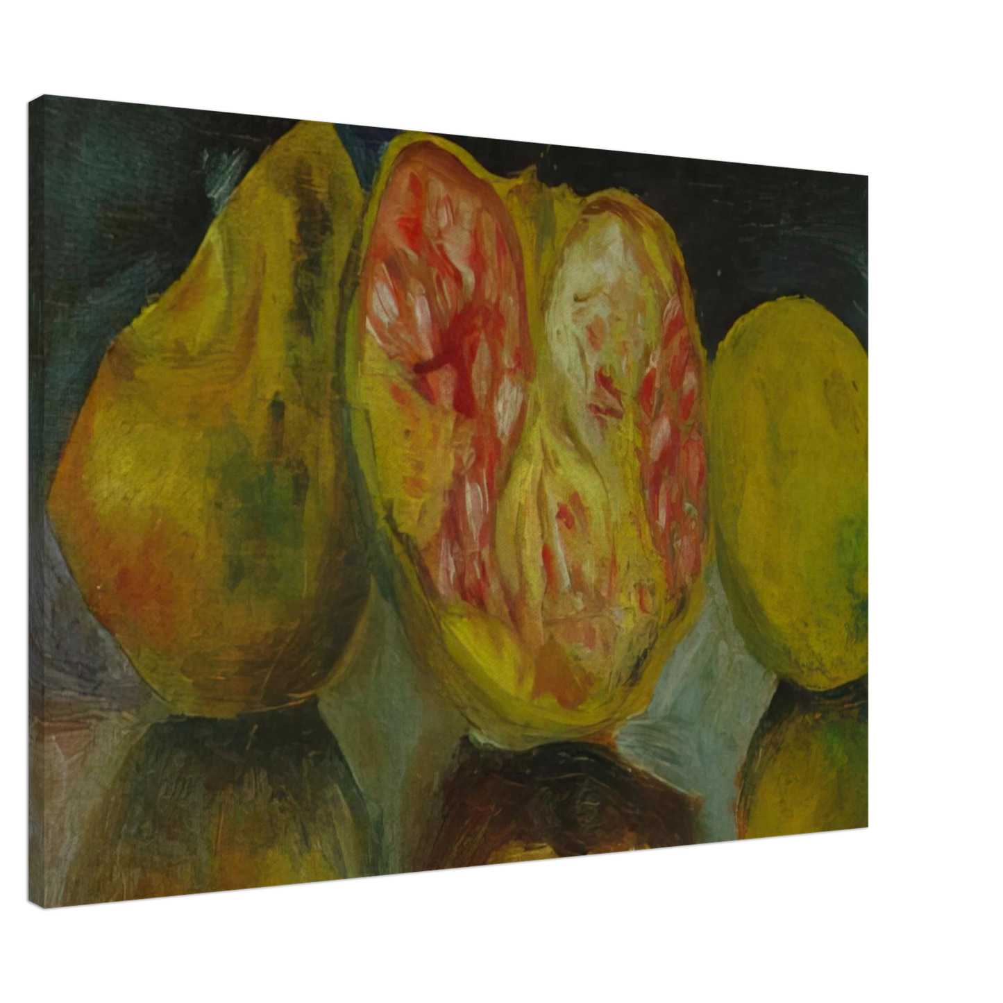 Salvador Dali - STILL LIFE POMEGRANATES Canvas - 20x30 cm / 8x12 inches-canvas