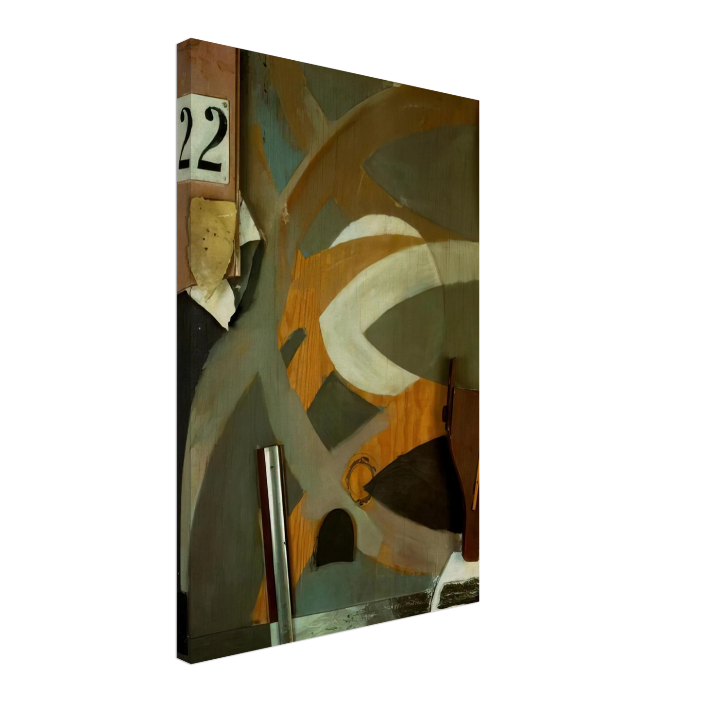 Kurt Schwitters - THE SPRING DOOR 1938 Canvas - 70x100 cm / 28x40 inches-canvas