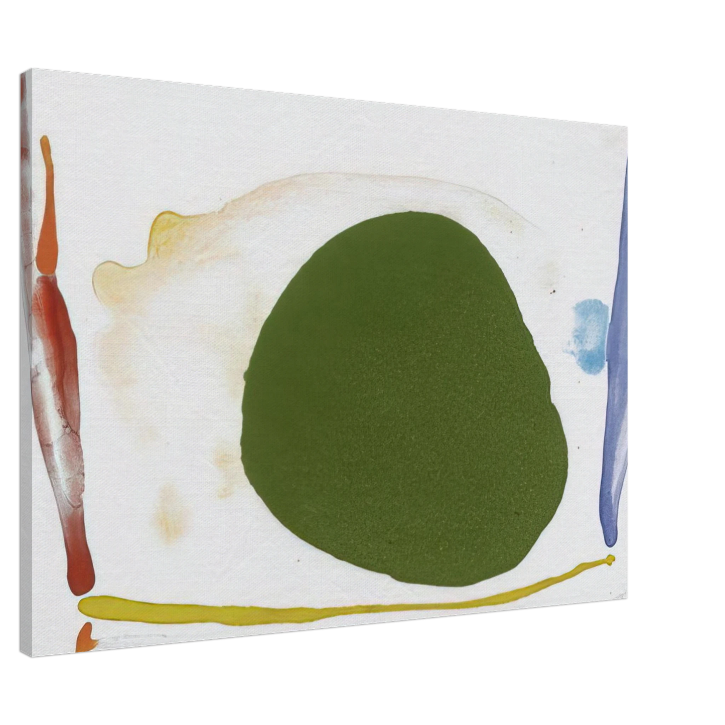 Helen Frankenthaler - Thanksgiving Day - 1973 Canvas - 20x30 cm / 8x12 inches-canvas