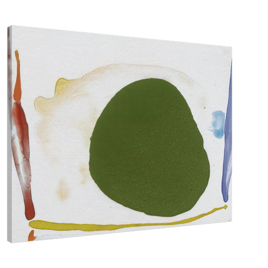 Helen Frankenthaler - Thanksgiving Day - 1973 Canvas - 20x30 cm / 8x12 inches-canvas