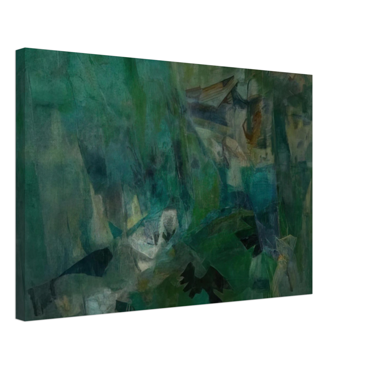 Nasreen Mohamedi - Untitled - 1960 Canvas - 70x100 cm / 28x40 inches-canvas