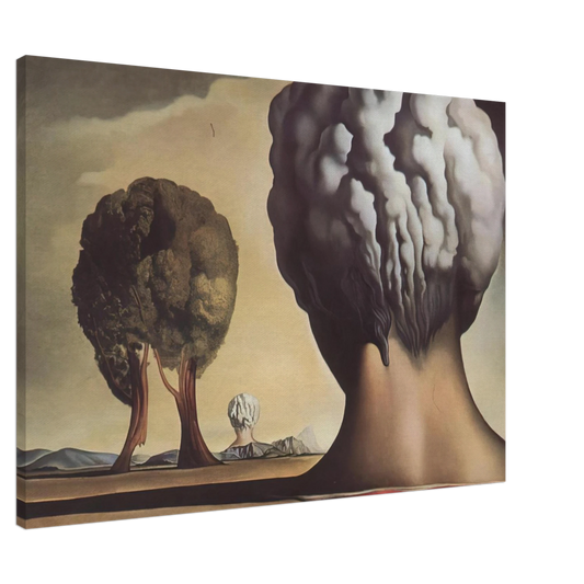 Salvador Dali - HREE SPHINXES OF BIKINI Canvas - 20x30 cm / 8x12 inches-canvas