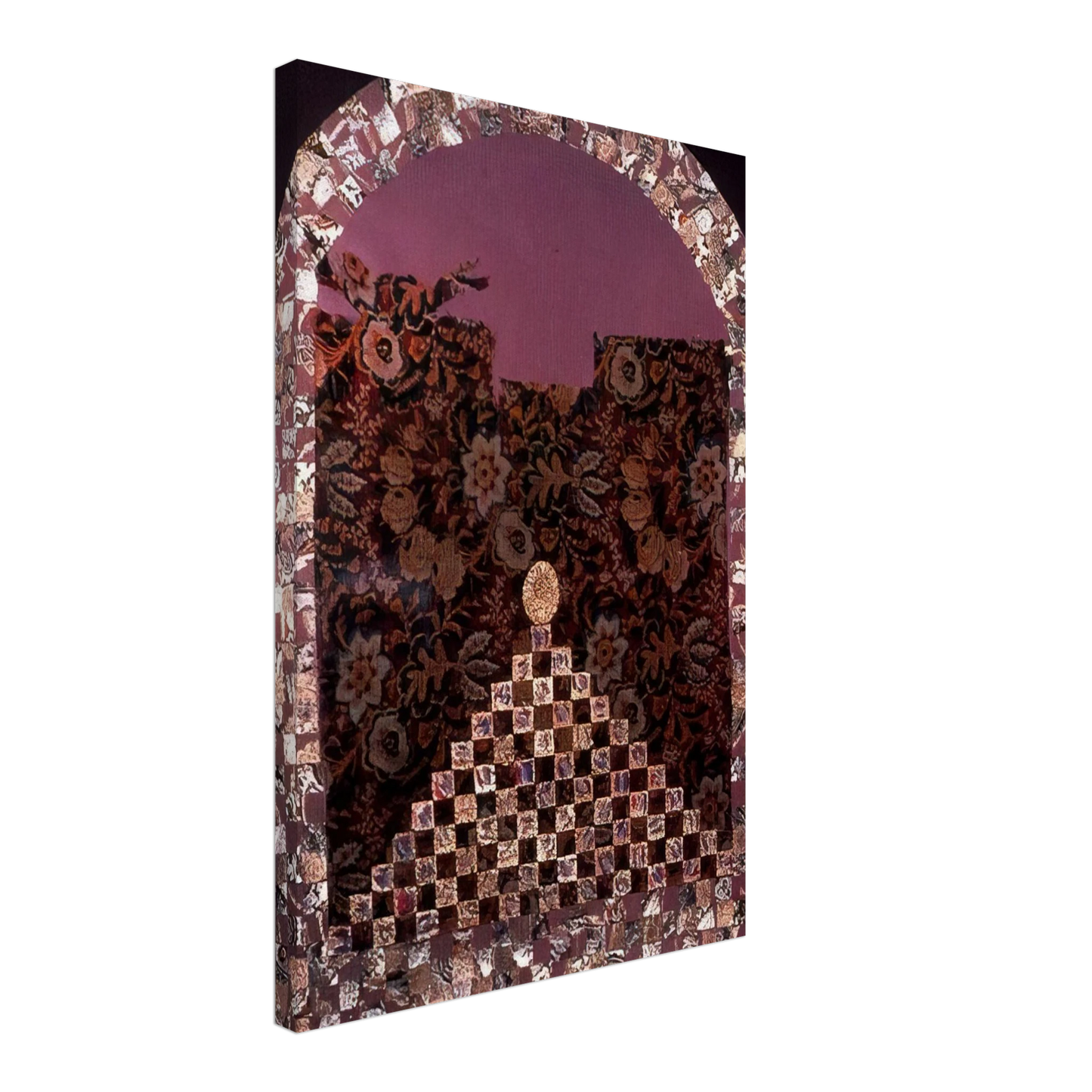 Miriam Schapiro - Shrine for the Egg - PD Pattern and Decoration Canvas - 40x60 cm / 16x24 inches-canvas