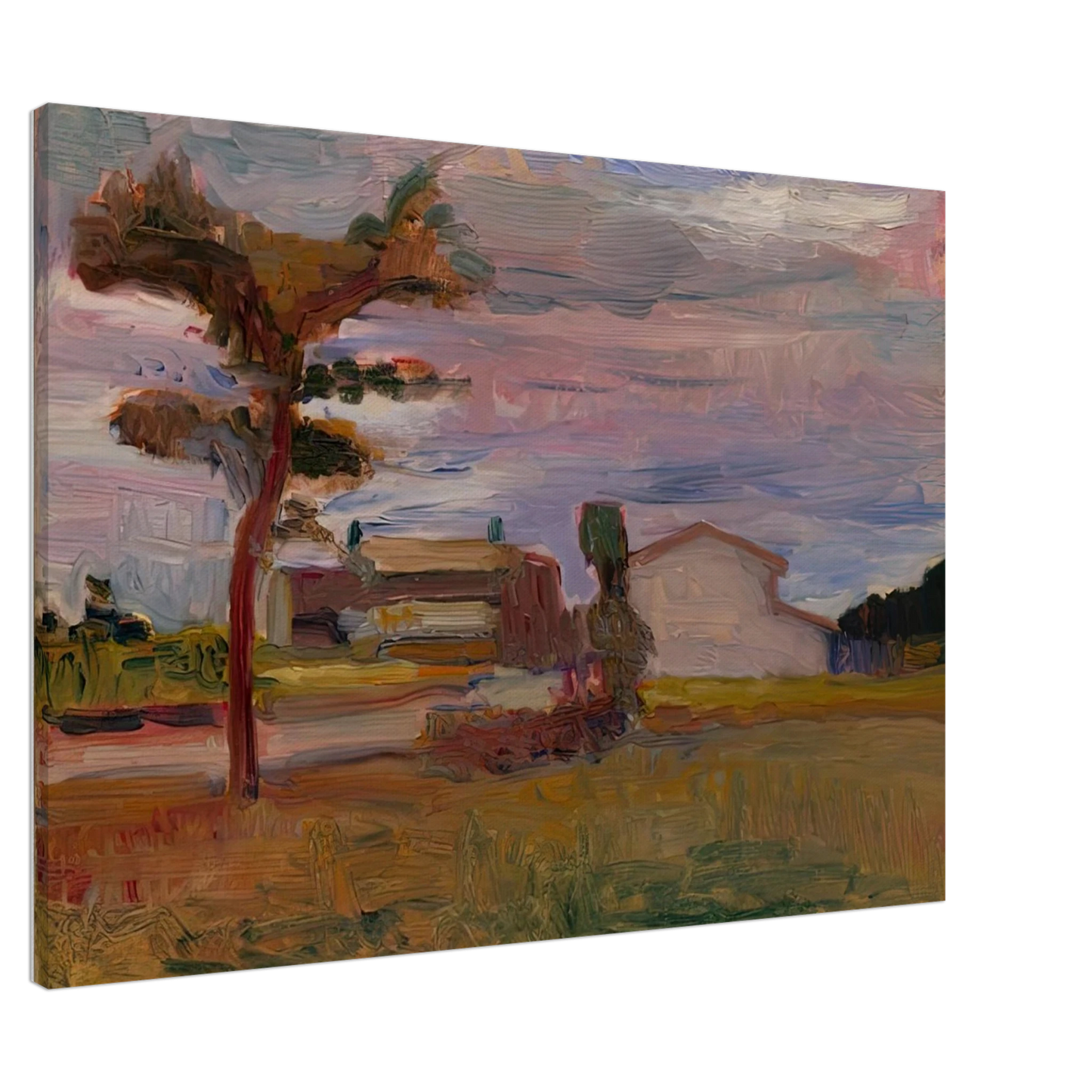 Henri Matisse - CORSICAN LANDSCAPE 1898 Canvas - 20x30 cm / 8x12 inches-canvas