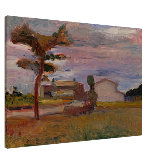 Henri Matisse - CORSICAN LANDSCAPE 1898 Canvas - 20x30 cm / 8x12 inches-canvas