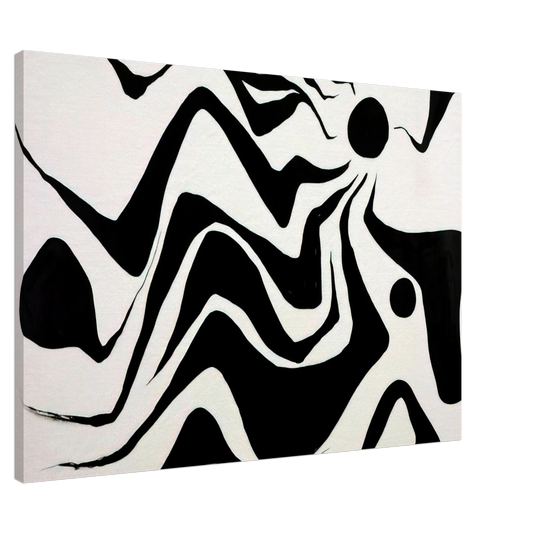 Alexander Calder - BLACK SUN 1953 Canvas - 20x30 cm / 8x12 inches-canvas