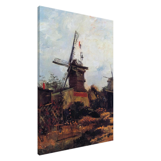 Vincent van Gogh - The Mill of Blute End Canvas - 20x30 cm / 8x12 inches-canvas
